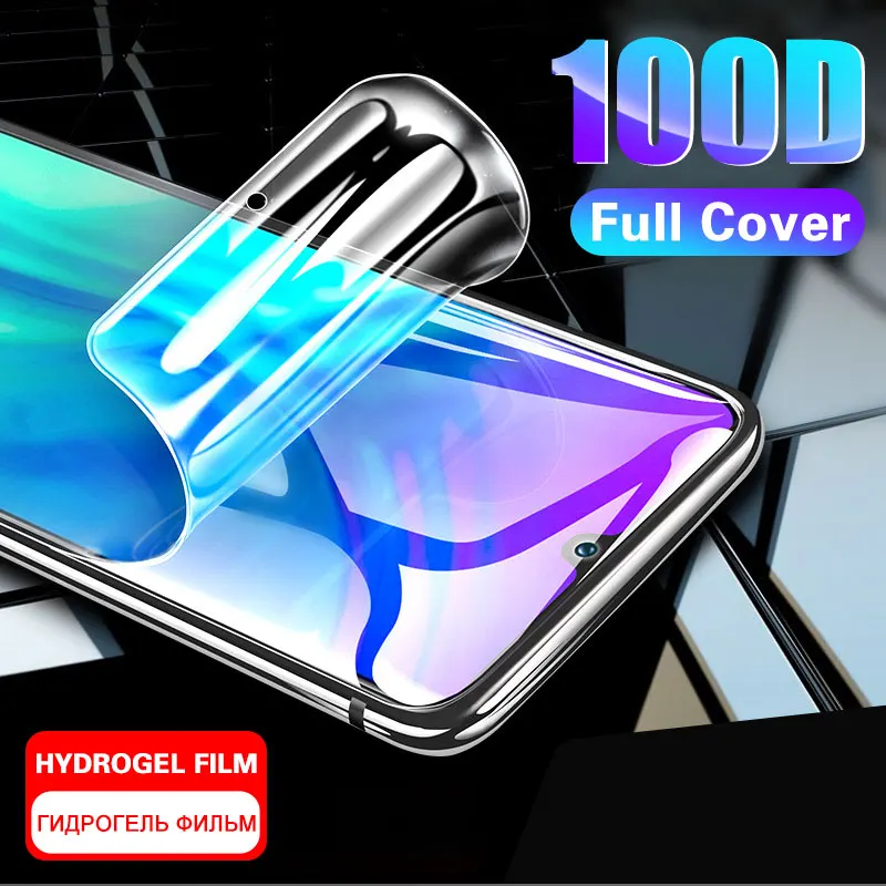 Защитная пленка для Huawei Honor 20 10 Lite V10 V20 100D Гидрогелевая с полным покрытием Pro