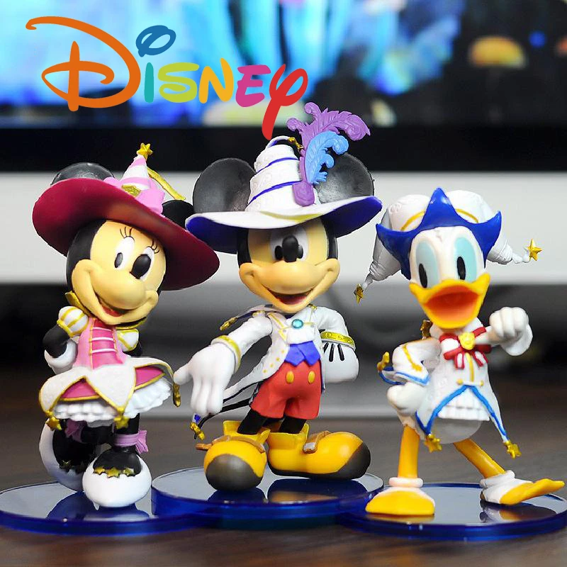 3ピース セットスケールのディズニーフィギュア ミッキーとミニーのキャラクター 子供向けおもちゃ 手作りのアヒルのおもちゃ 装飾品 Action Figures Aliexpress