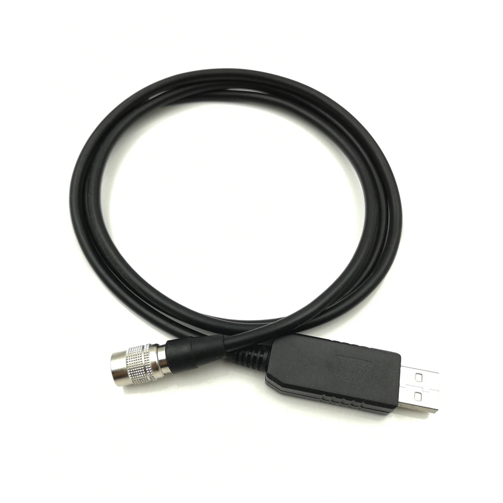 Hirose Male 6pin USB Data Cable for PENTAX R-202NE,R-322N,R-422 Total Stations 