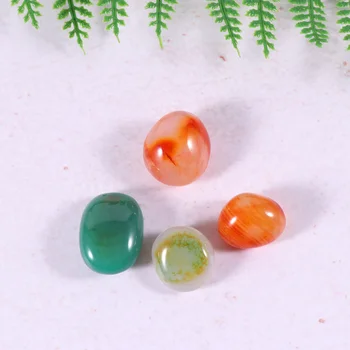 

1 Pack of Stone Pebble Decorative Round Small Stone Polished Stone for Paving