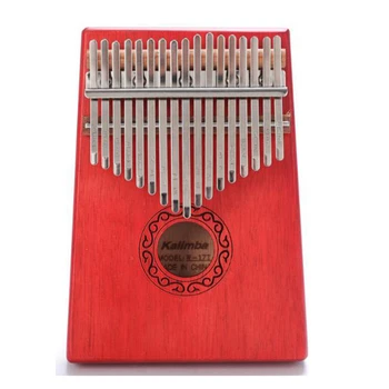 

17 Key Kalimba Single Board Mahogany Thumb Piano Mbira Mini Keyboard Instrument for Music Lover Beginners Children