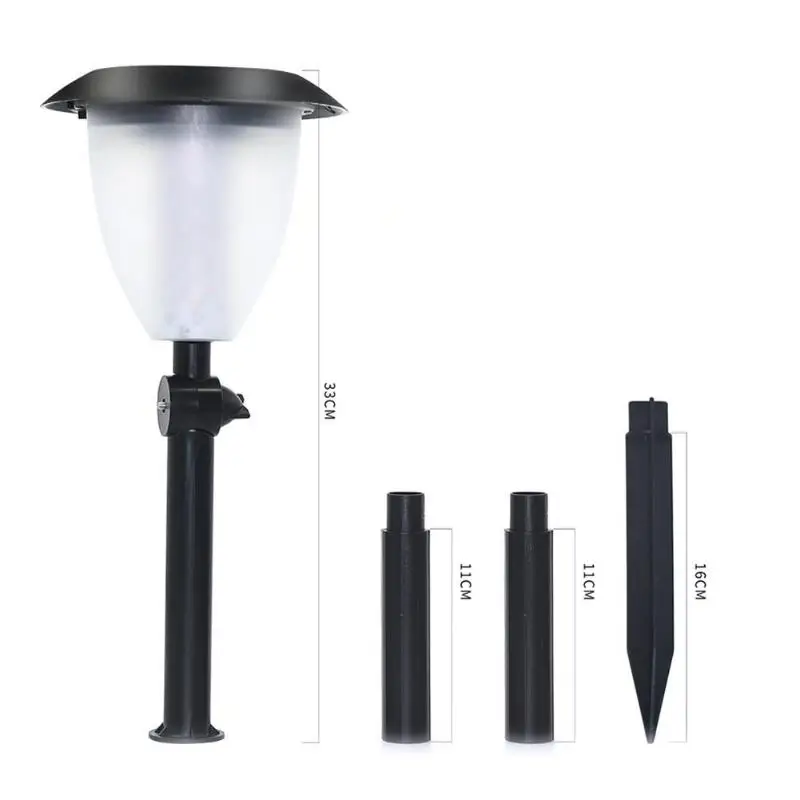 2pcs Solar 99 LED Pillar Flame Lamp Waterproof Plastic Pluggable Stigma Wall Light Outdoor Stone Gate Fence Landscape Lighting