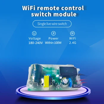 

180-240V EWeLink WIFI Light Smart Switch DIY Single Fire Switch Modification Module No Neutral Wire Needed Alexa Google Home