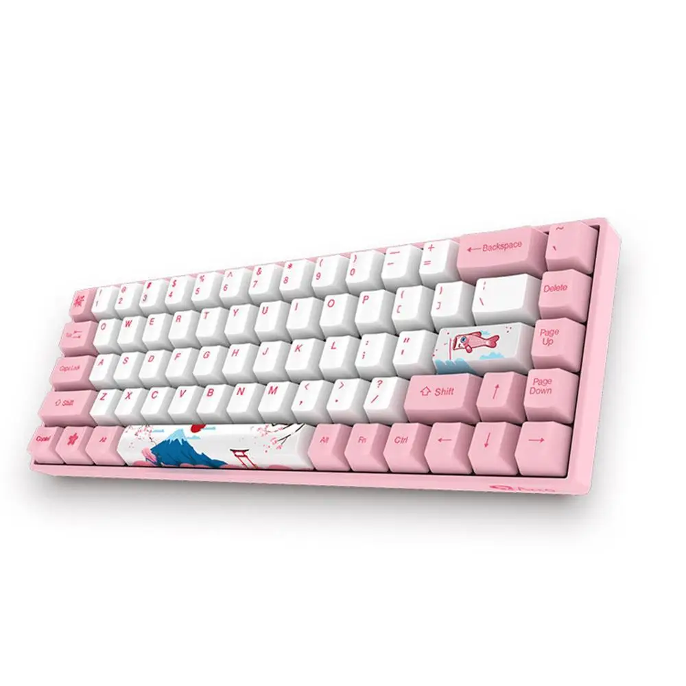  Original AKKO 3068 World Tour Tokyo Mechanical Gaming Keyboard 68 Keys Bluetooth 85% PBT Computer G