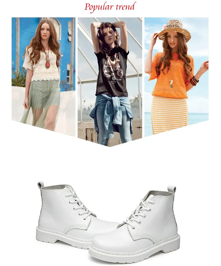 Женские белые ботильоны из натуральной кожи; мотоботы; Женская осенне-зимняя обувь; Модные женские мотоботы в стиле панк