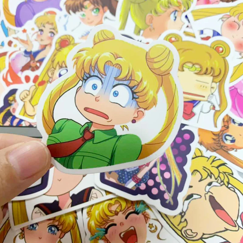 50-pcs-pack-Sailor-Moon-Cartoon-Bullet-Journal-Adhesive-Stickers-DIY-Decoration-Diary-Stationery-Stickers-Children (1)
