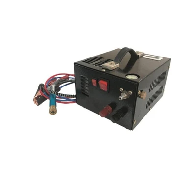 

12V 4500psi 300bar 30mpa PCP Air Compressor Mini PCP Pump Including 220V Transformer Vehicle High Pressure Oxygen Cylinder Tank