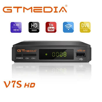 

Gtmedia V7S 1080P Digital Receptor DVB-S2 Satellite Receiver Tv Tuner HD Box Cline Decoder Biss VU PVR WiFi Youtube Freesat v7