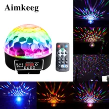 9 цветов, светильник с эффектом Магического Шара, светодиодные вечерние сценические лампы, DMX 512 контроллер, DJ Par Светильник, голосовой сценический светильник, Lumiere Laser