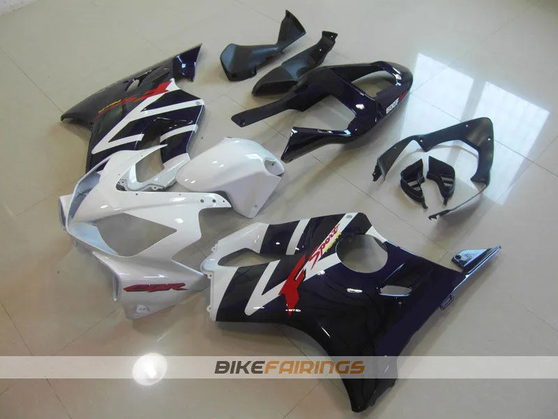 Литье под давлением ABS Обтекатели комплект подходит для Honda CBR600 FS F4i 2001 2002 2003 2004 01 02 03 04 комплект кузова белый - Цвет: white
