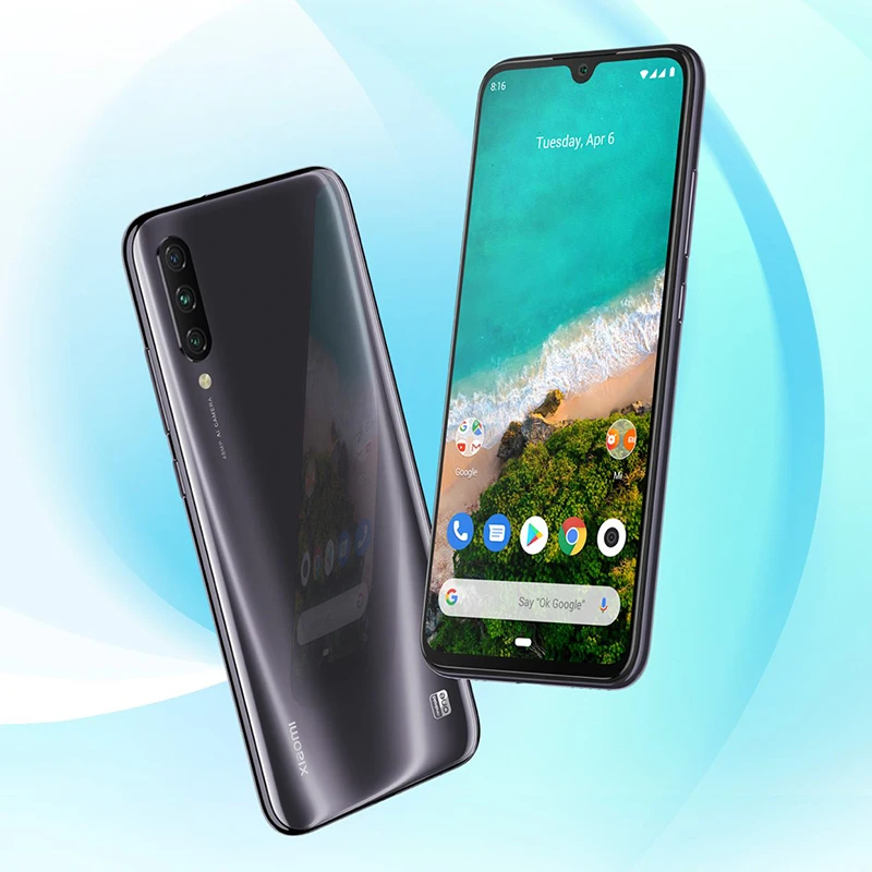 Xiaomi Mi A3 6,08" AMOLED 4 Гб 128 ГБ 48MP мобильный телефон Snapdragon 665 Восьмиядерный экран отпечаток пальца 4030 мАч мобильный телефон