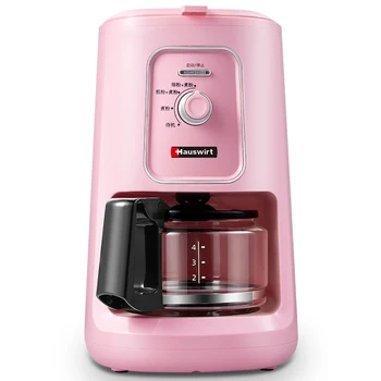 

The Coffee Machine Household Drip Type Automatic Grinding One Small Mini American Office