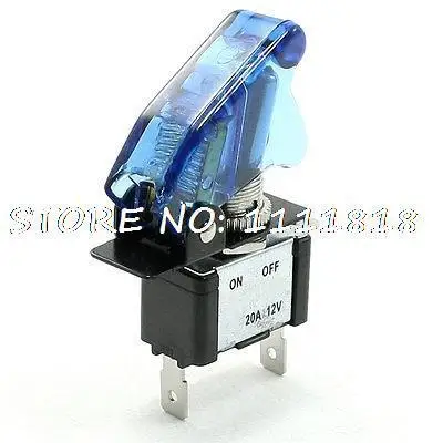

DC 12V 20A On/Off 3 Pin Terminals White LED Illuminated Car Auto Toggle Switch