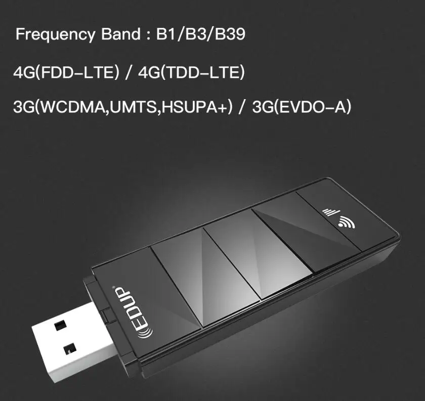 EDUP 150 Мбит/с 4G USB WiFi Dongle LTE Универсальный USB модем Поддержка 3G/4G Nano Sim карта Мобильный широкополосный для ПК телефон планшет и т. Д
