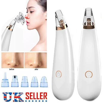 

Electric Blackhead Remover Facial Skin Care Pore Blackhead Remover Cleaner Vacuum Acne Nose Cleanser Battery Powered