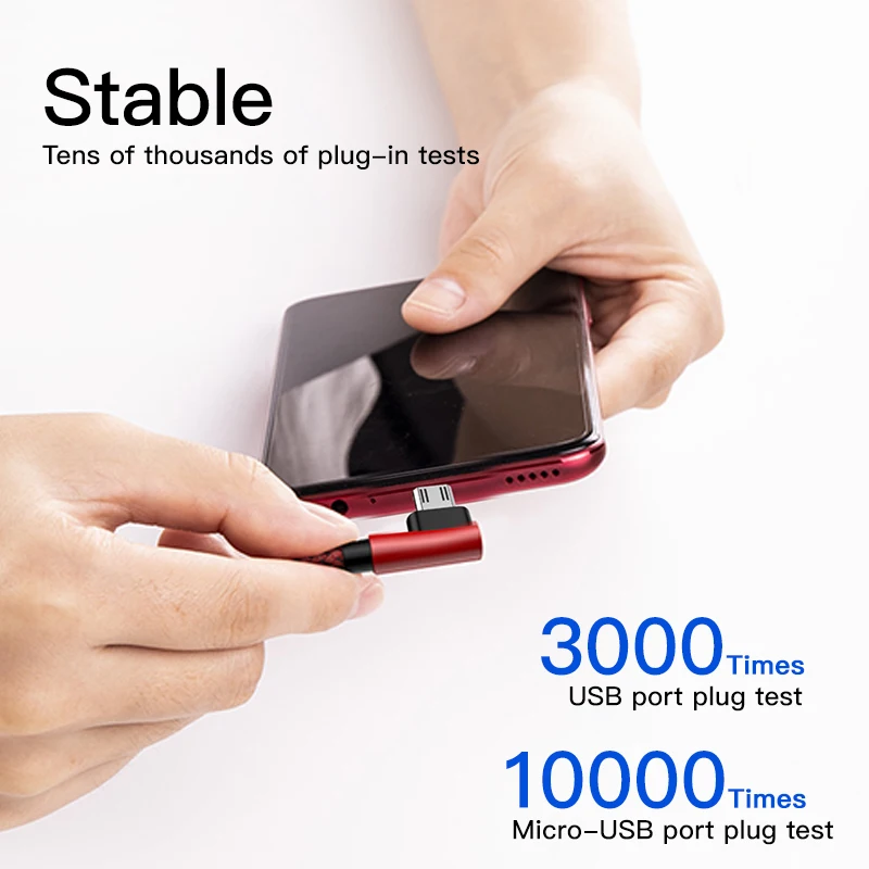 Кабель Micro USB 90 градусов для зарядки Samsung 3A LG Huawei Mi Redmi Android кабель быстрой и