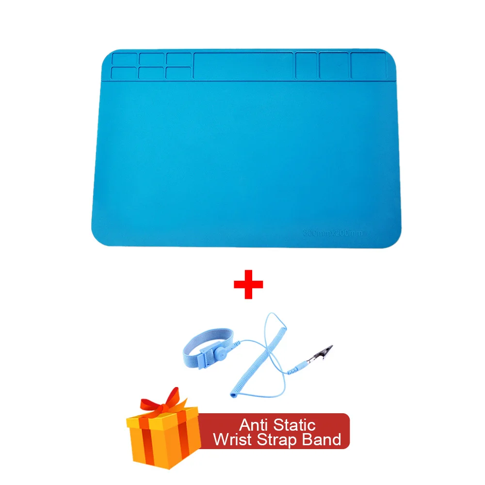 ESD Heat Insulation Working Mat Heat-resistant Soldering Station Phone Repair Insulation Pad Insulator Pad Maintenance Platform