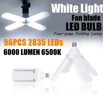 

Super Bright Industrial Lighting 60W E27 Led Fan Garage Light 6000LM 110-265V 2835 Led High Bay Industrial Lamp for workshop