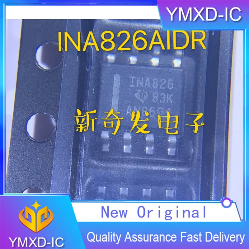 

10Pcs/Lot New Original Ina826aidr Ina826aid Ina826 Sop-8 Instrumentation Amplifier IC Chip