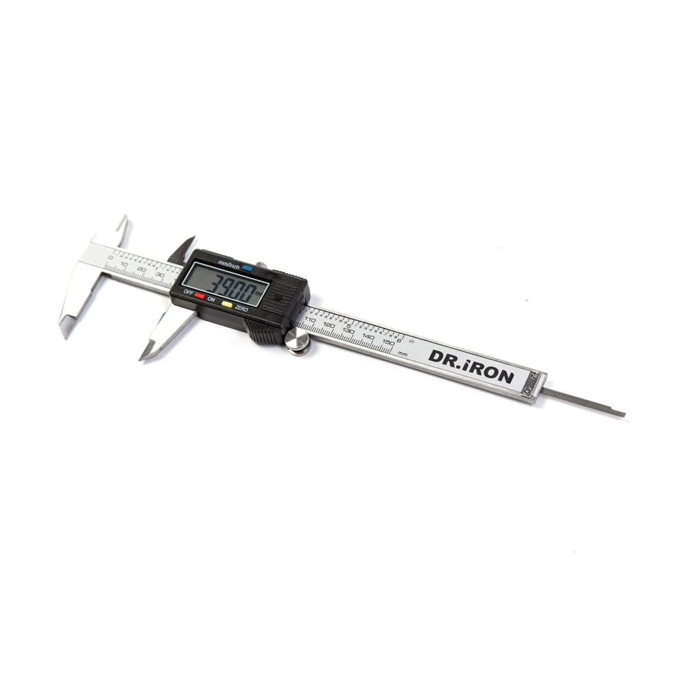 Штангенциркуль электронный Dr. IRON DR6003 150мм в пенале|Штангенциркули| |