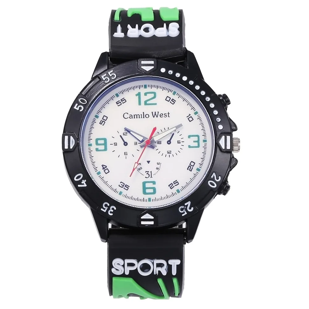 

New Style Hot Selling Men's Sports Silicone Watch-Style Casual Outdoor Quartz Watch Men's