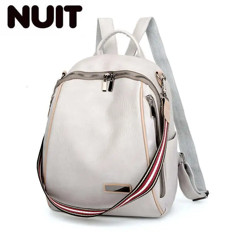 

Bags For Women Backpack Soft Skin Multi-functional Large Capacity School Bags Casual Backpack For Teenage Girls Sac A Dos