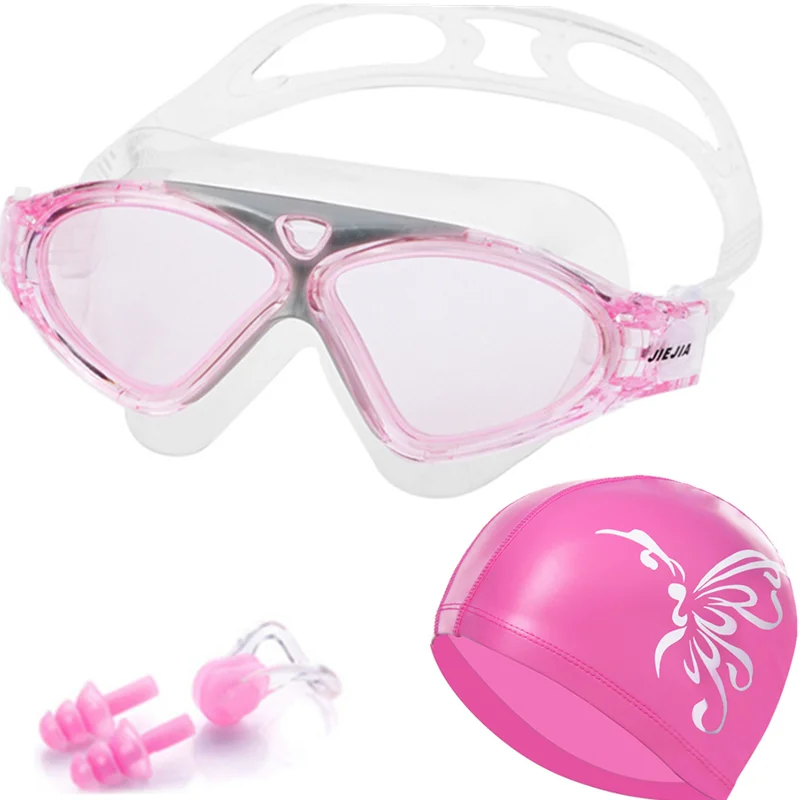 Professional Silicone Adjustable Swimming Goggles Anti-fog UV Swimming Glasses Men Women Diving Water Sports Swim Eyewear