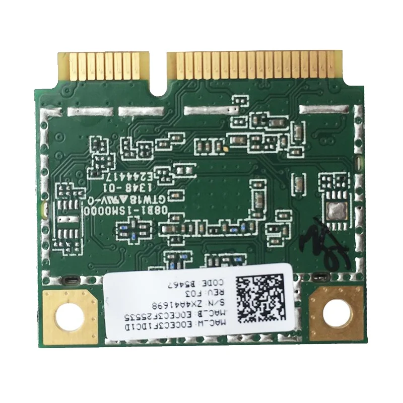 AR9462 AR5B22 WB222 Половина мини PCIe 300 Мбит/с + Bluetooth4.0 WLAN Wifi беспроводная карта|Сетевые