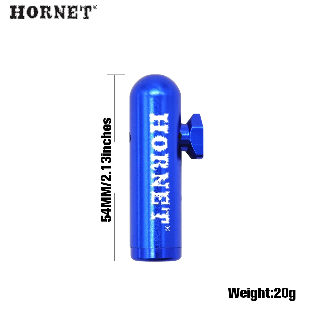 HORNET алюминиевый круглый наконечник для храпа Snuff Snorter порошок ракета диспенсер
