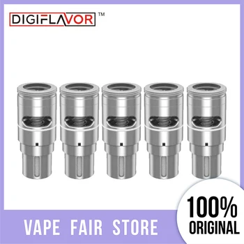 

5pcs Original Digiflavor Espresso GVC-1/GVC-2 Coil Atomizer Coil 0.4ohm/0.2ohm Replacement GVC E-cigarette Evaporizer Tank Coil
