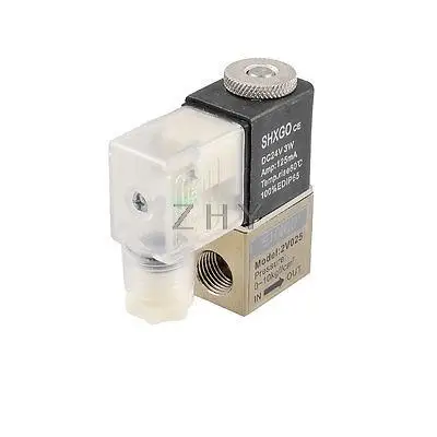 

2V025-08 2 Ways Two Positions Solenoid Valve DC 24V 3W