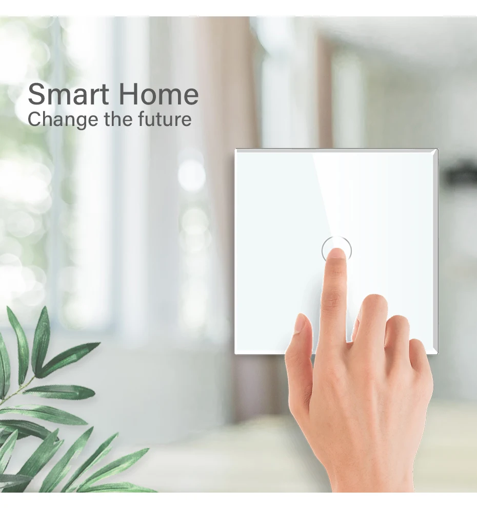 cristal, interruptores de parede para luz de