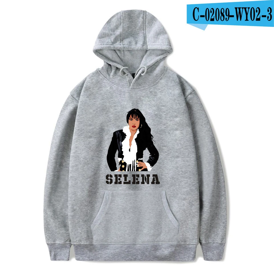 As picture Повседневные осенние толстовки с капюшоном selena quintanilla для женщин и мужчин, красные толстовки с капюшоном, модные удобные пуловеры с капюшоном для девочек - Цвет: As picture