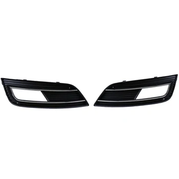 

Car Front Bumper Fog Light Cover Grille For- A4 B8 2012 2013 2014 2015