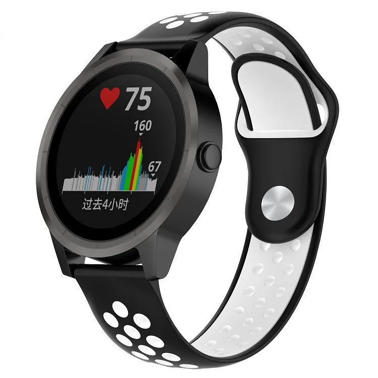 Сменный силиконовый дышащий ремешок для часов Garmin Vivoactive 4 спортивные ремешки для часов Garmin Venu vivoactive3 music