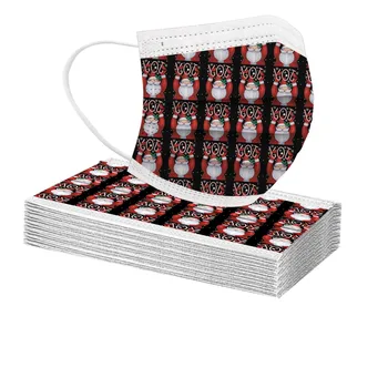 

20pc Christmas Children's Mask Disposable Face Mask 3 Ply Non-woven Dustproof Ear Loop Facemasks Covers Mouths Facial Mondkapjes