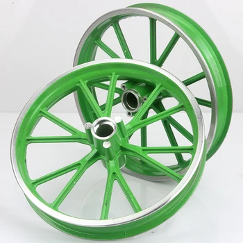 

Aluminum Wheel Hub 2.50-10 Front Rear For Pocket Bike 47cc 49cc Scooter Green