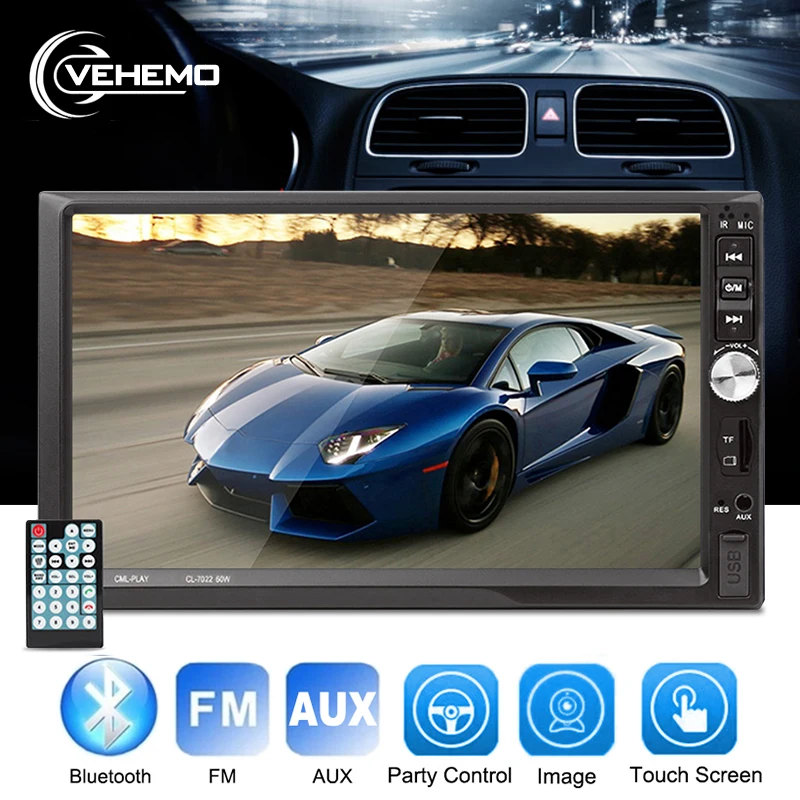 Vehemo FM/USB/AUX MP5 автомобильный MP5 плеер fm-радио Авто MP5 плеер Смарт MP5 плеер Автомобильный стерео радио