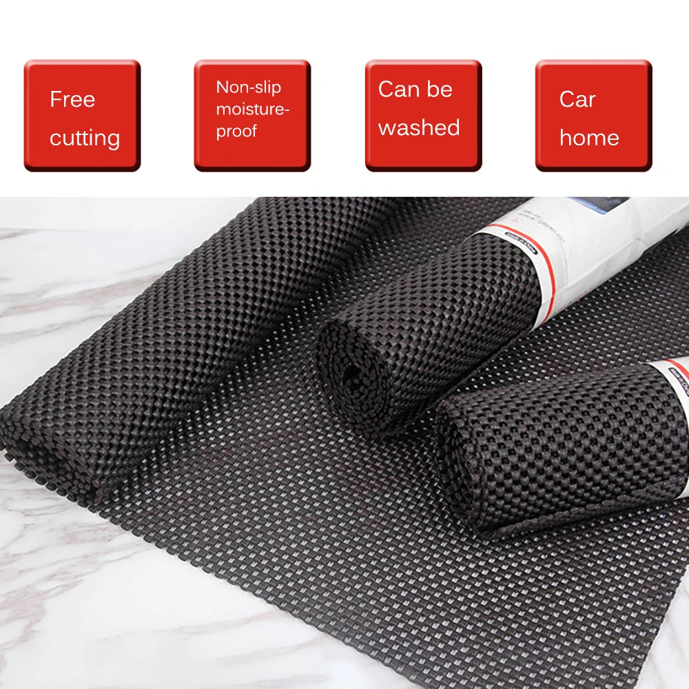 150* 50cm1PCS высокое качество приборной панели автомобиля Противоскользящий липкий коврик премиум класса для телефонных карт черный ПВХ пена нескользящий коврик аксессуары