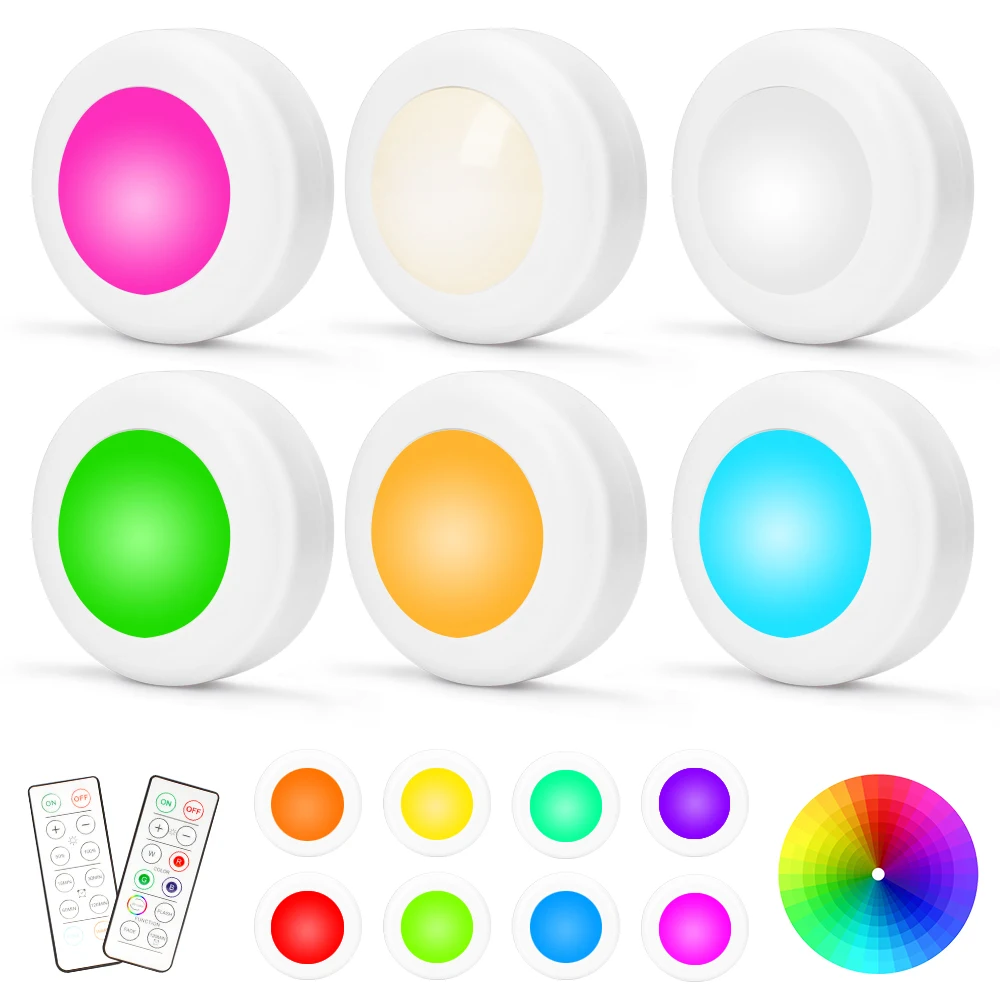 RGB светильник ка для шкафа 16 цветов сенсорный датчик | Освещение