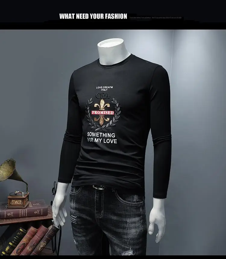 AH11686Fashion мужские топы и тройники Подиумные Роскошные известный бренд Европейский дизайн Короткие вечерние футболки с принтом мужская одежда