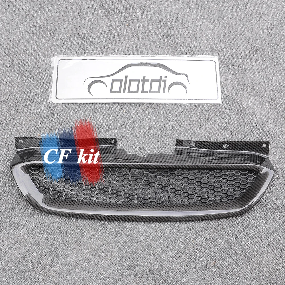 CF комплект RS Стиль настоящий карбоновый Fiebr гоночные грили для rohairs-Coupe 2009-2011 решетка крышка бака Стайлинг автомобиля