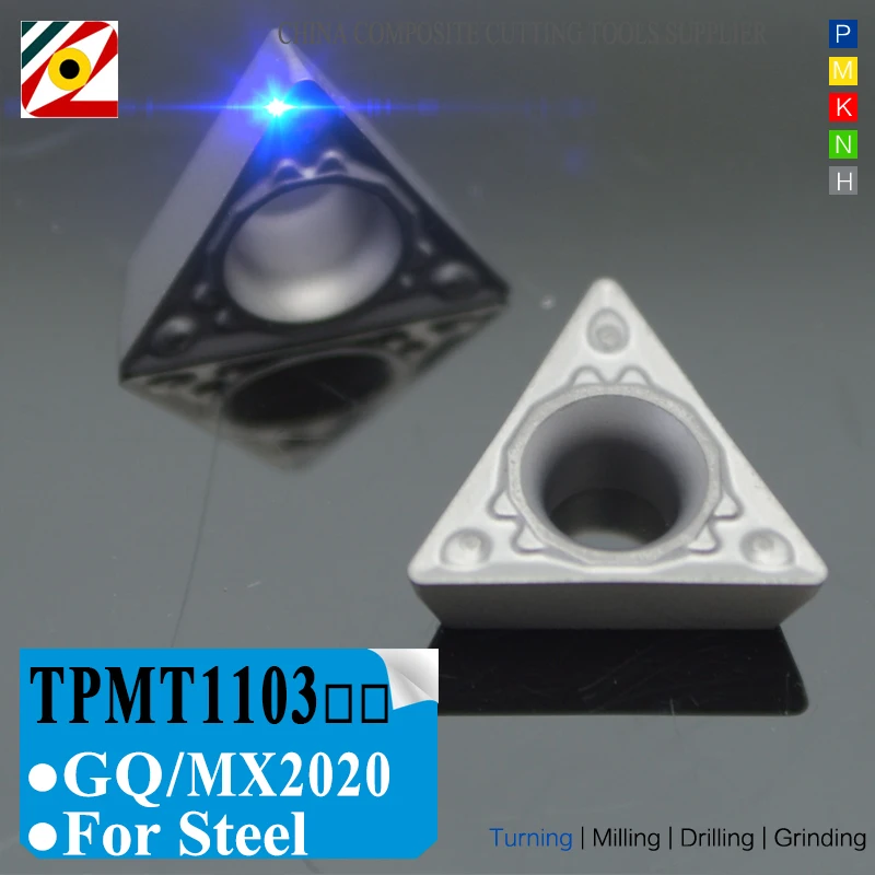 EDGEV Металлокерамические вставки TPMT110302 TPMT110304 GQ TPMT Карбид бурильная режущая