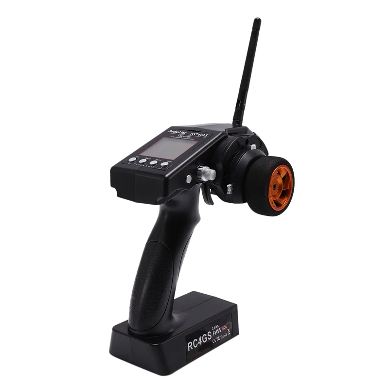 

RadioLink RC4GS 2.4G 4CH 400M Car Controller Transmitter + R6Fg Gyro Inside Receiver for RC Car Boat