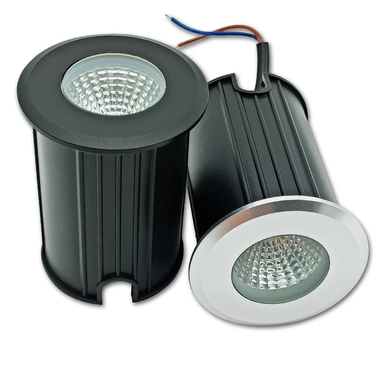 Garden Decoration Lamps LED Underground Light 1W 3W 5W LED Buried IP67 AC85-265V DC12V Outdoor Recessed Deck Light Garden Decoration Underground Lamp Sidewalk Lighting