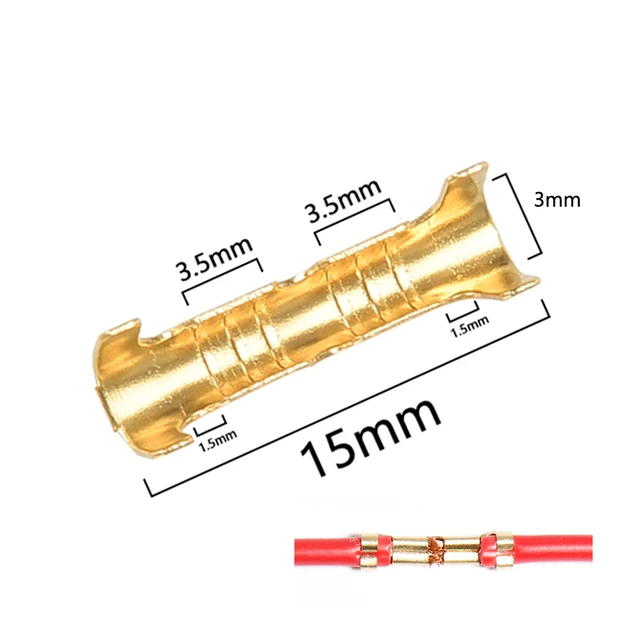 453 cosses à sertir en laiton de voiture en forme de U 0,5-1,5 mm inserts