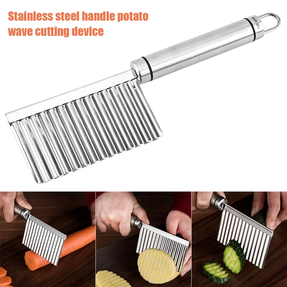 Французские ножи для жаркого картофеля из нержавеющей стали в волнистую полоску ручной работы инструмент для резки мыла L99