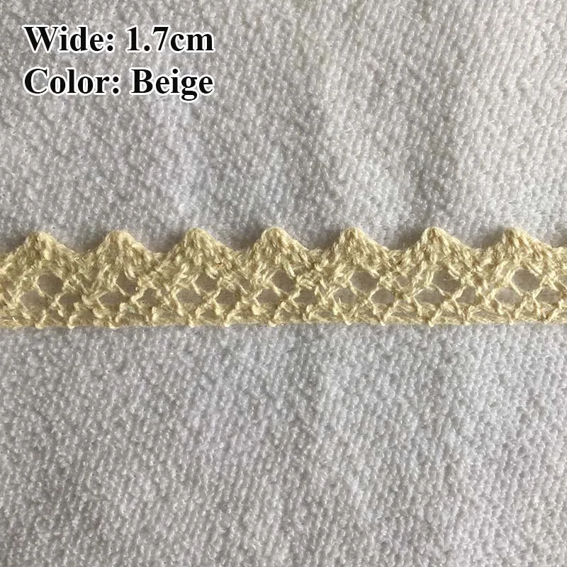Cotton lace ribbon DIY Handmade Wedding Party Craft Gift Packing Patchwork Crocheted (5/10/20 meters/lot)