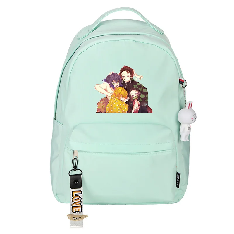 Demon Slayer мультфильм студенческая школьная сумка Kimetsu no Yaiba Косплей рюкзак для ноутбука дорожные сумки рюкзак подарок