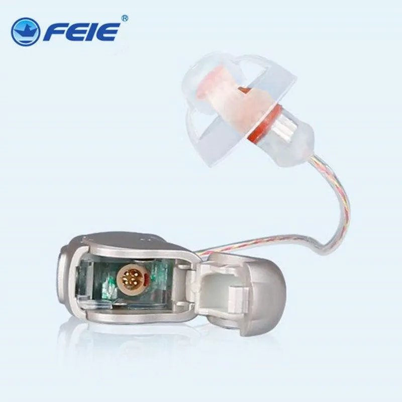  Digital Hearing Aid Portable Mini behind the Ear Invisible Personal Sound Amplifier Adjustable Hear